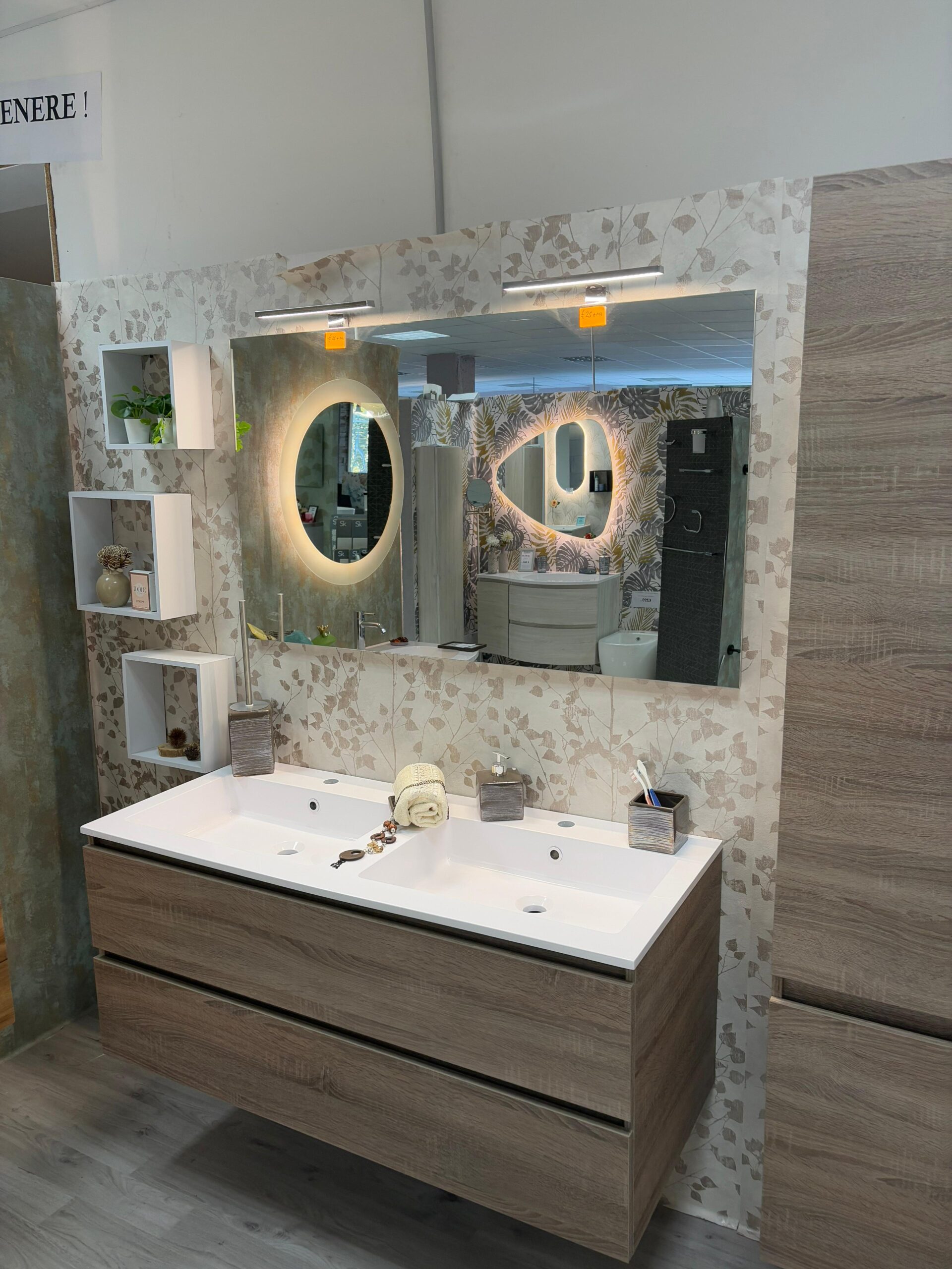 Mobile Bagno DOLO 120 doppio lavabo - immagine 4