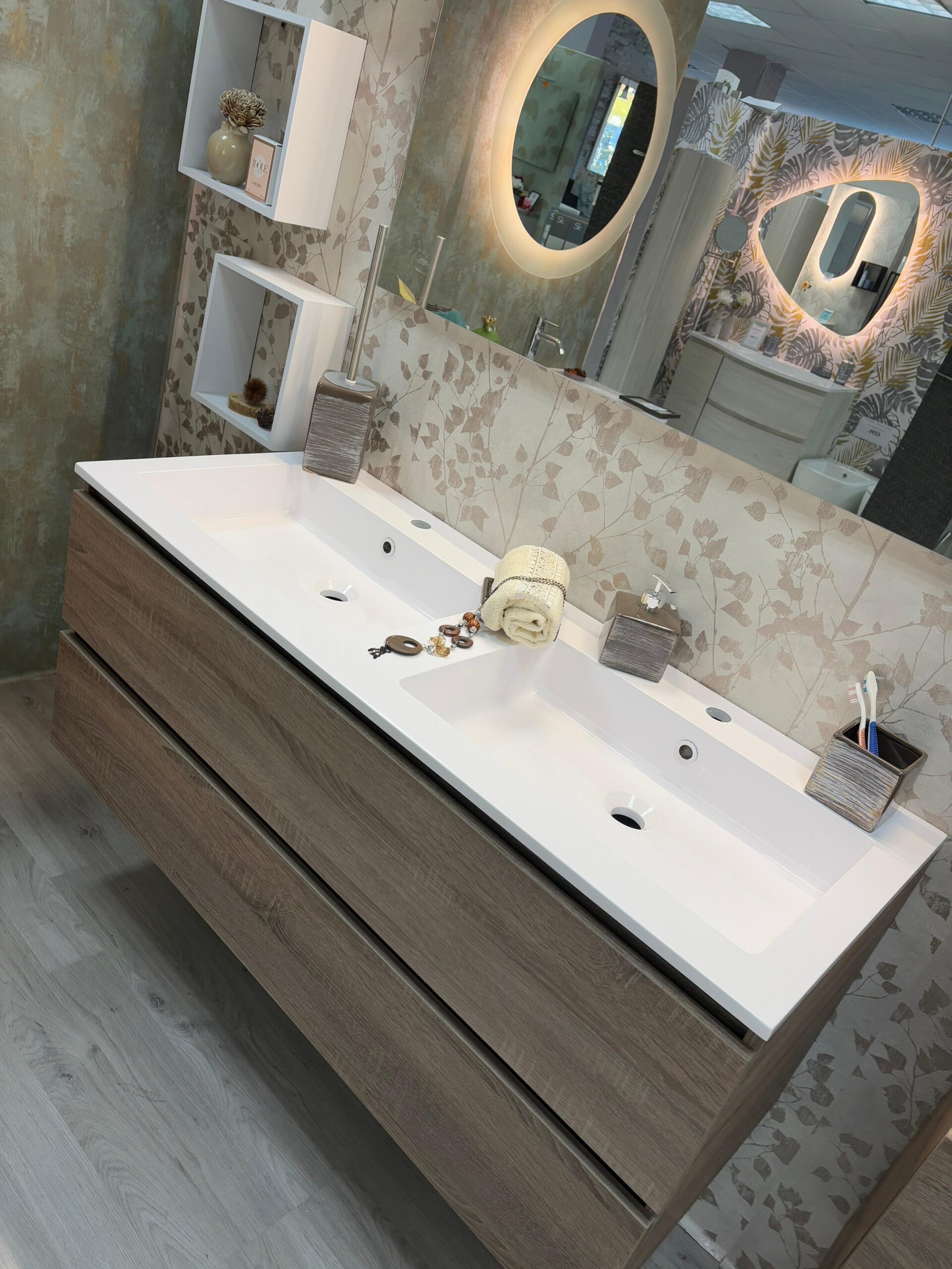 Mobile Bagno DOLO 120 doppio lavabo - immagine 2