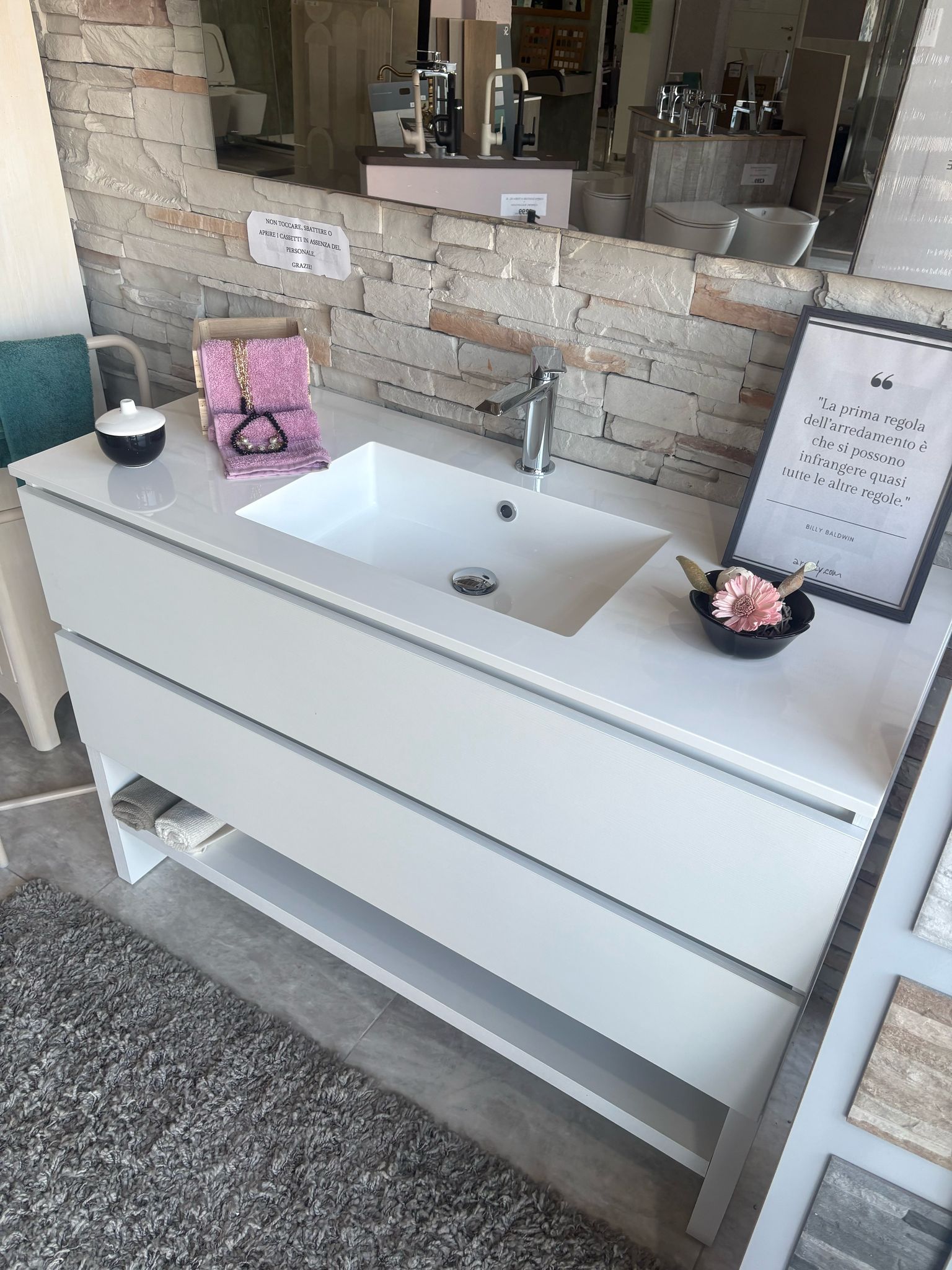 Mobile Bagno DOLO 120 a terra con panca - immagine 4
