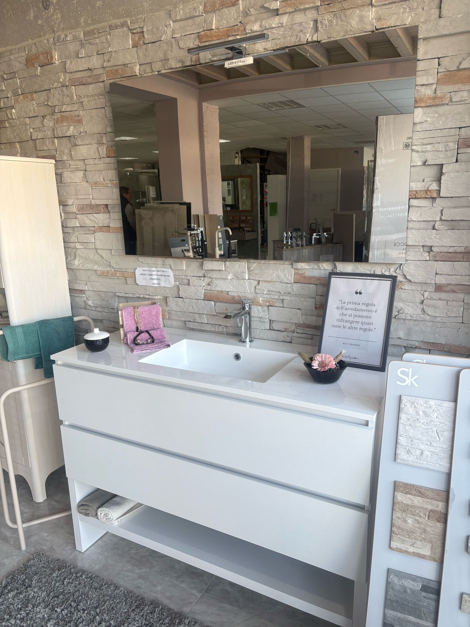 Mobile Bagno DOLO 120 a terra con panca - immagine 9