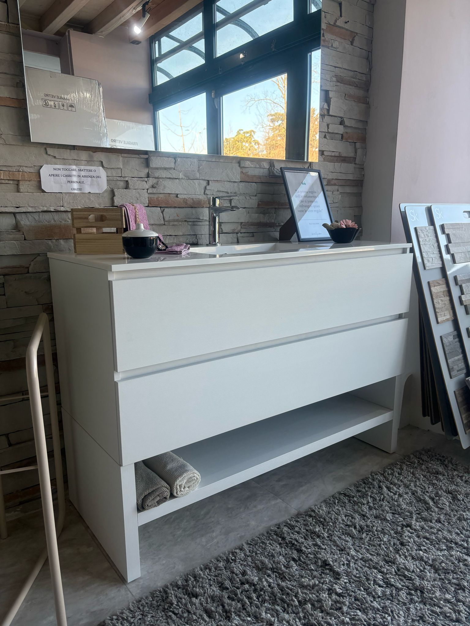 Mobile Bagno DOLO 120 a terra con panca - immagine 7