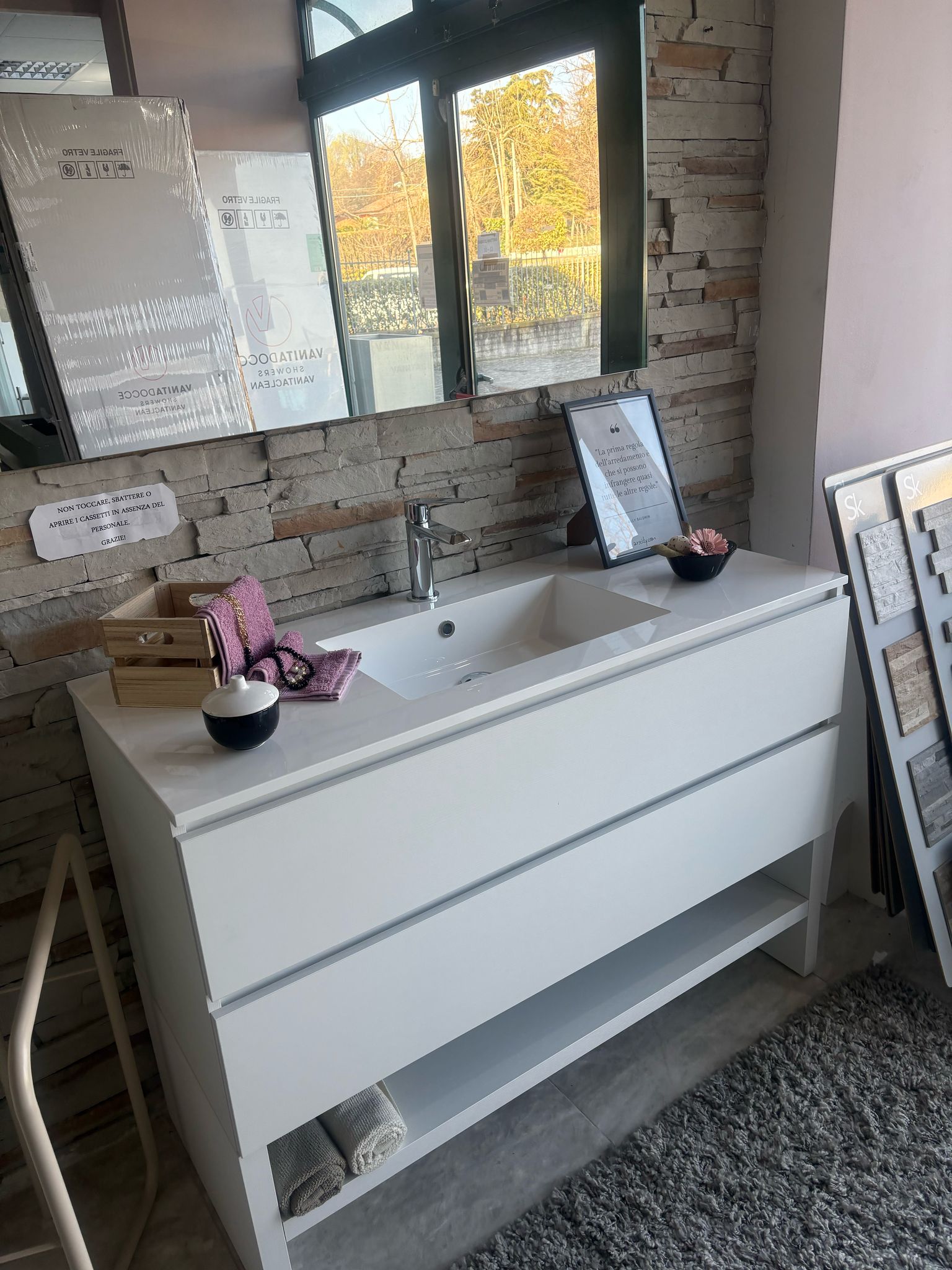 Mobile Bagno DOLO 120 a terra con panca - immagine 5