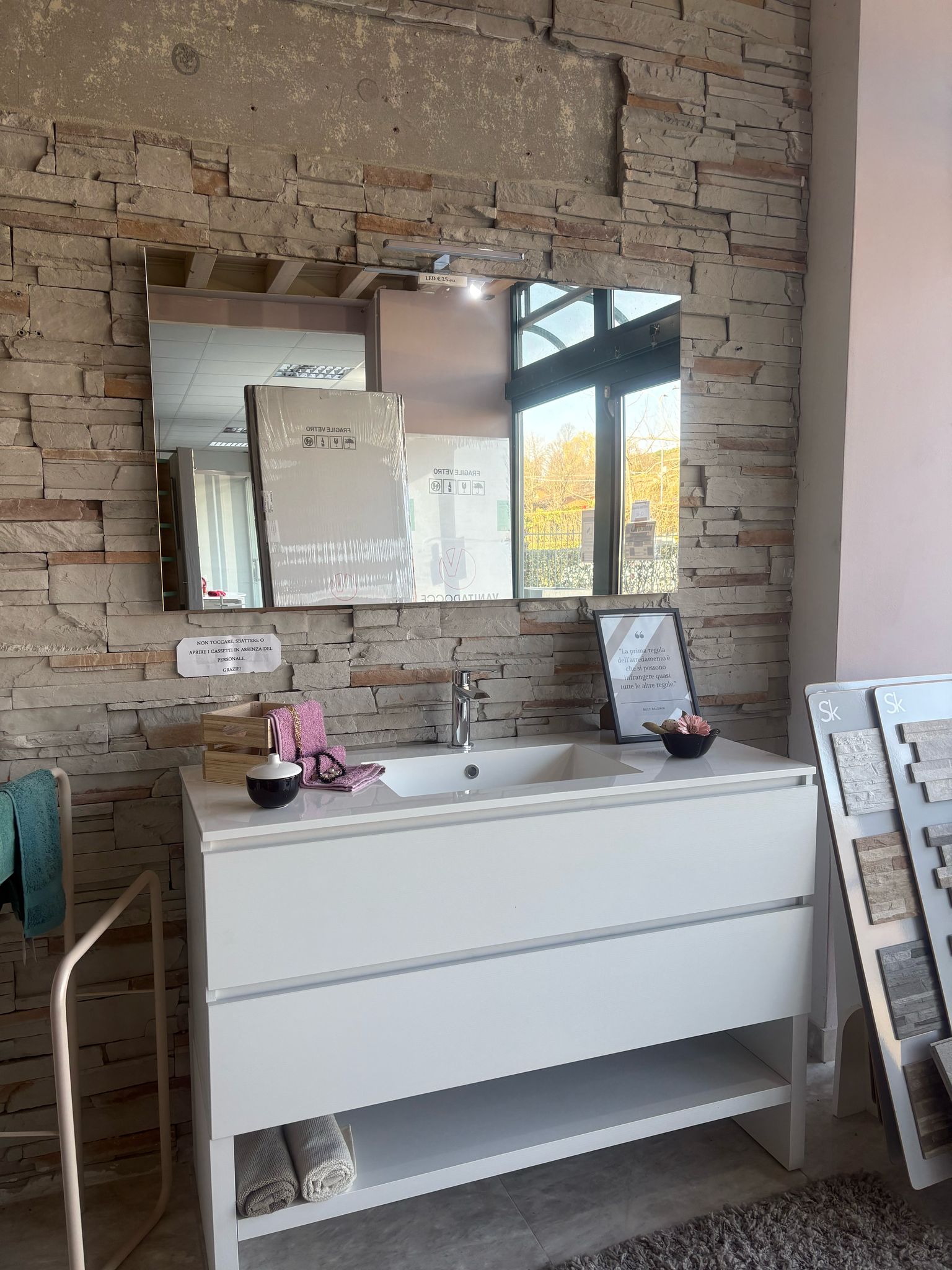 Mobile Bagno DOLO 120 a terra con panca - immagine 2