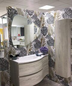 Mobile bagno sospeso ARMONIA grigio nordico